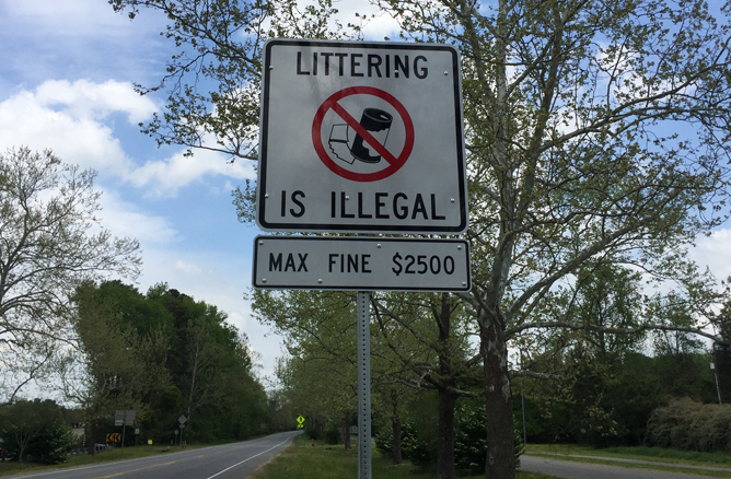 Littering is Illegal